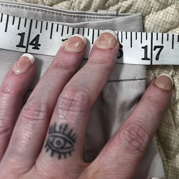 Vince Low-Rise Washed Cotton Crop Pant size 8 Lunar Dust gray - Picture 13 of 14